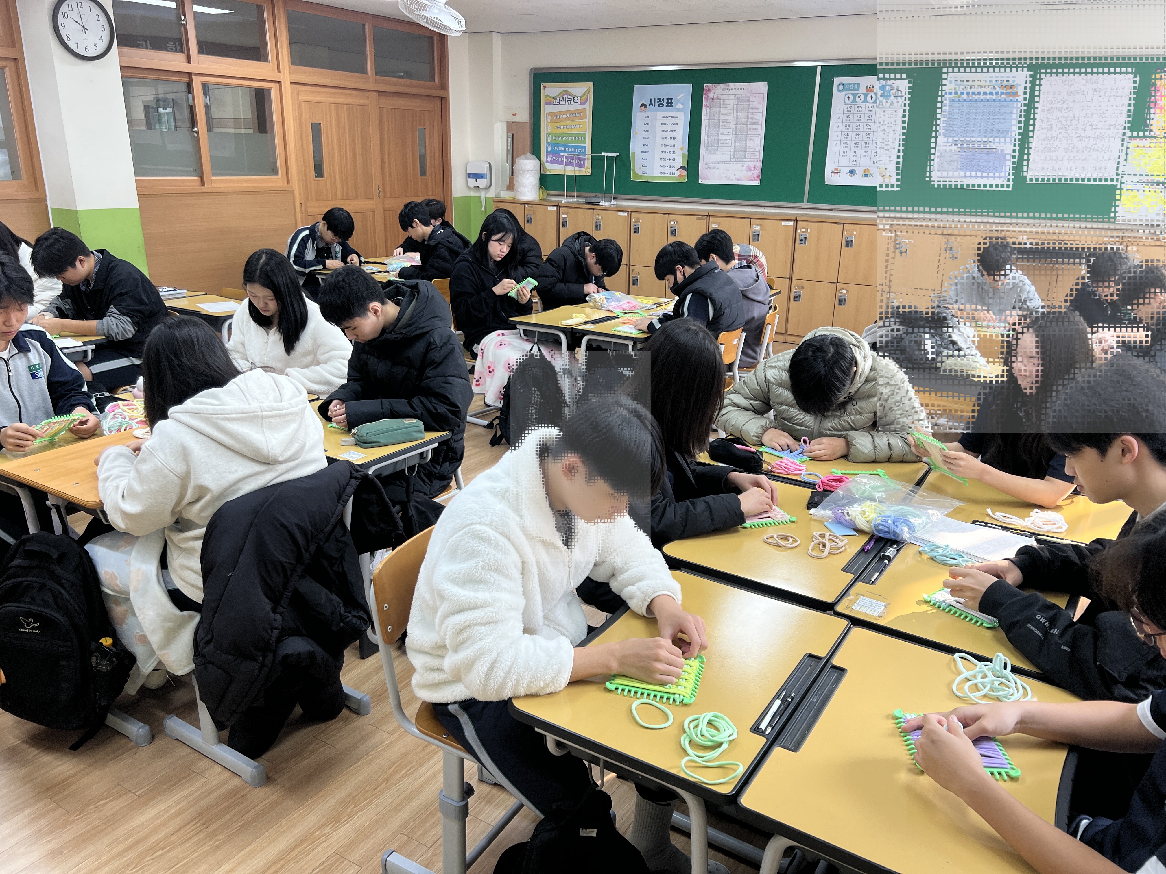 양말목을 활용한 컵받침만들기